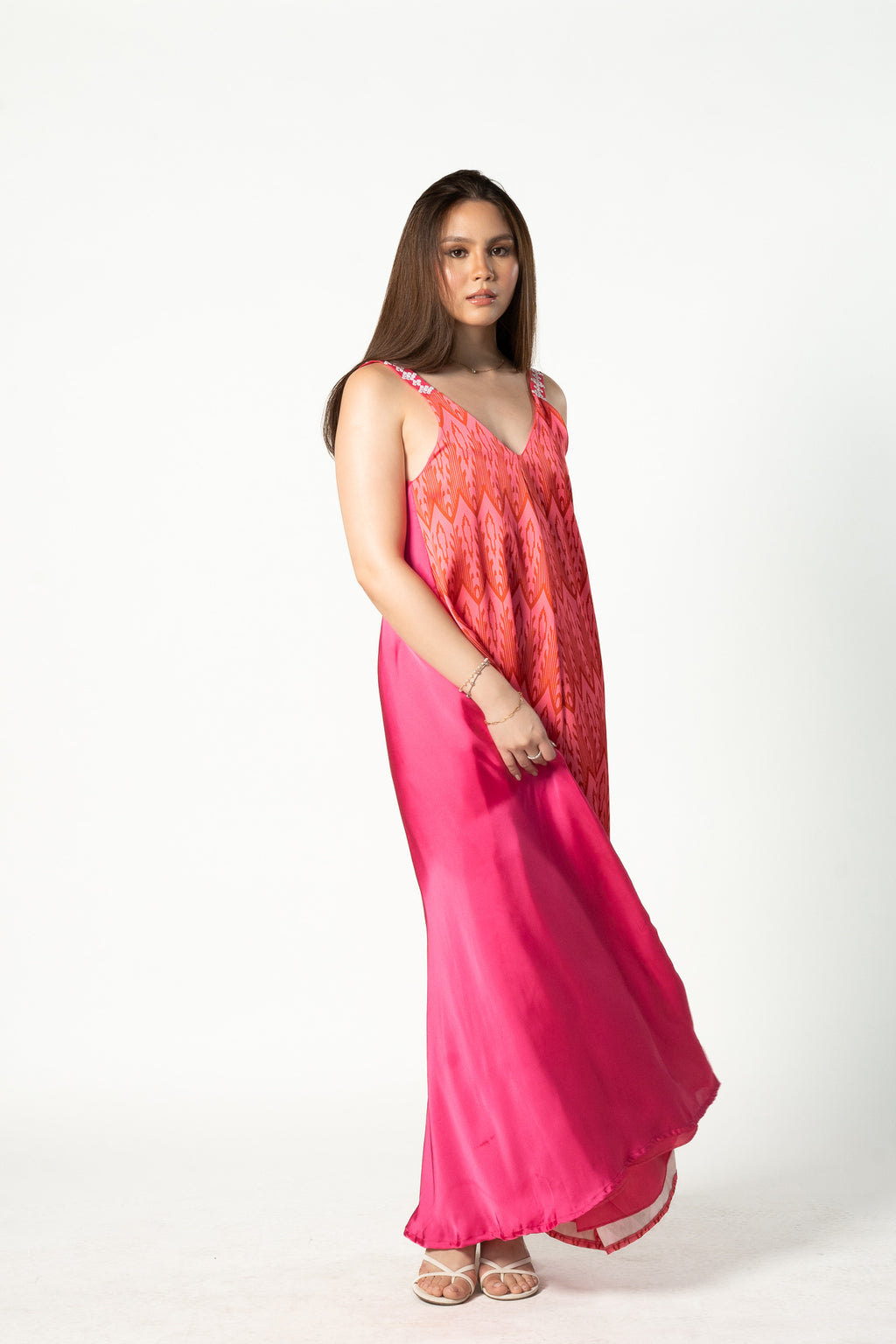 Tribal Pink Slip Dress