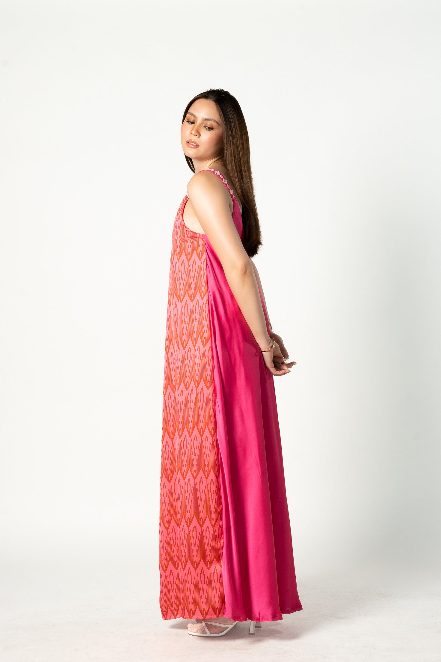 Tribal Pink Slip Dress