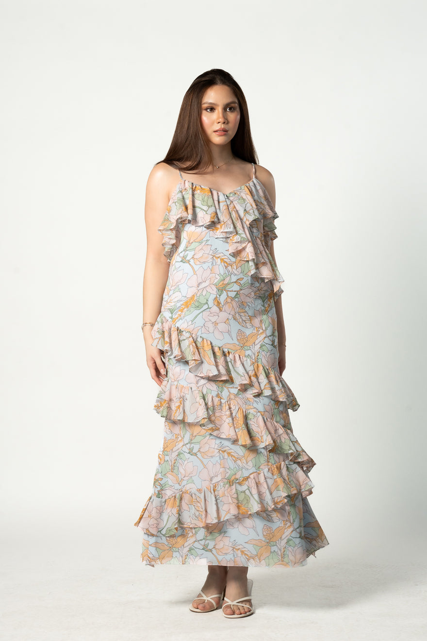 Materiality Floral Maxi Dress