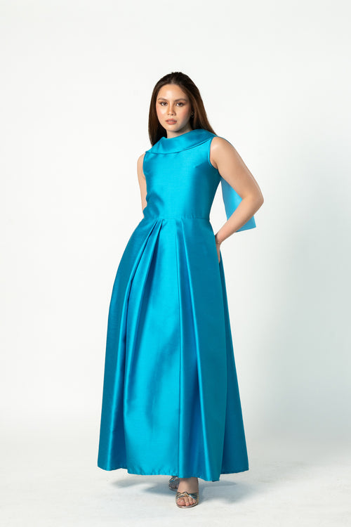 Aqua Blue Gown