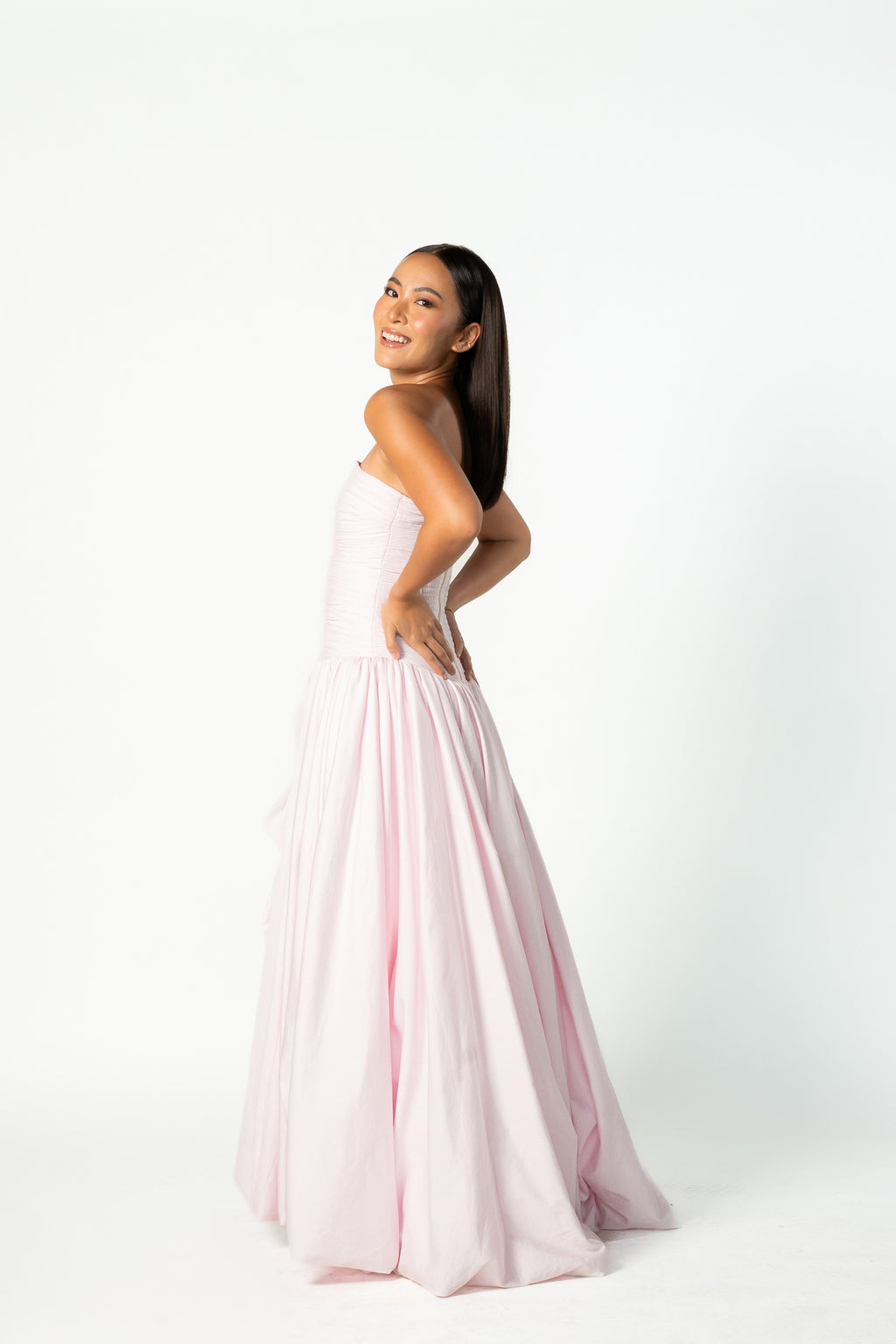 Violette Bubble Hem Maxi Dress