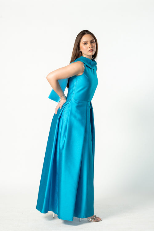 Aqua Blue Gown