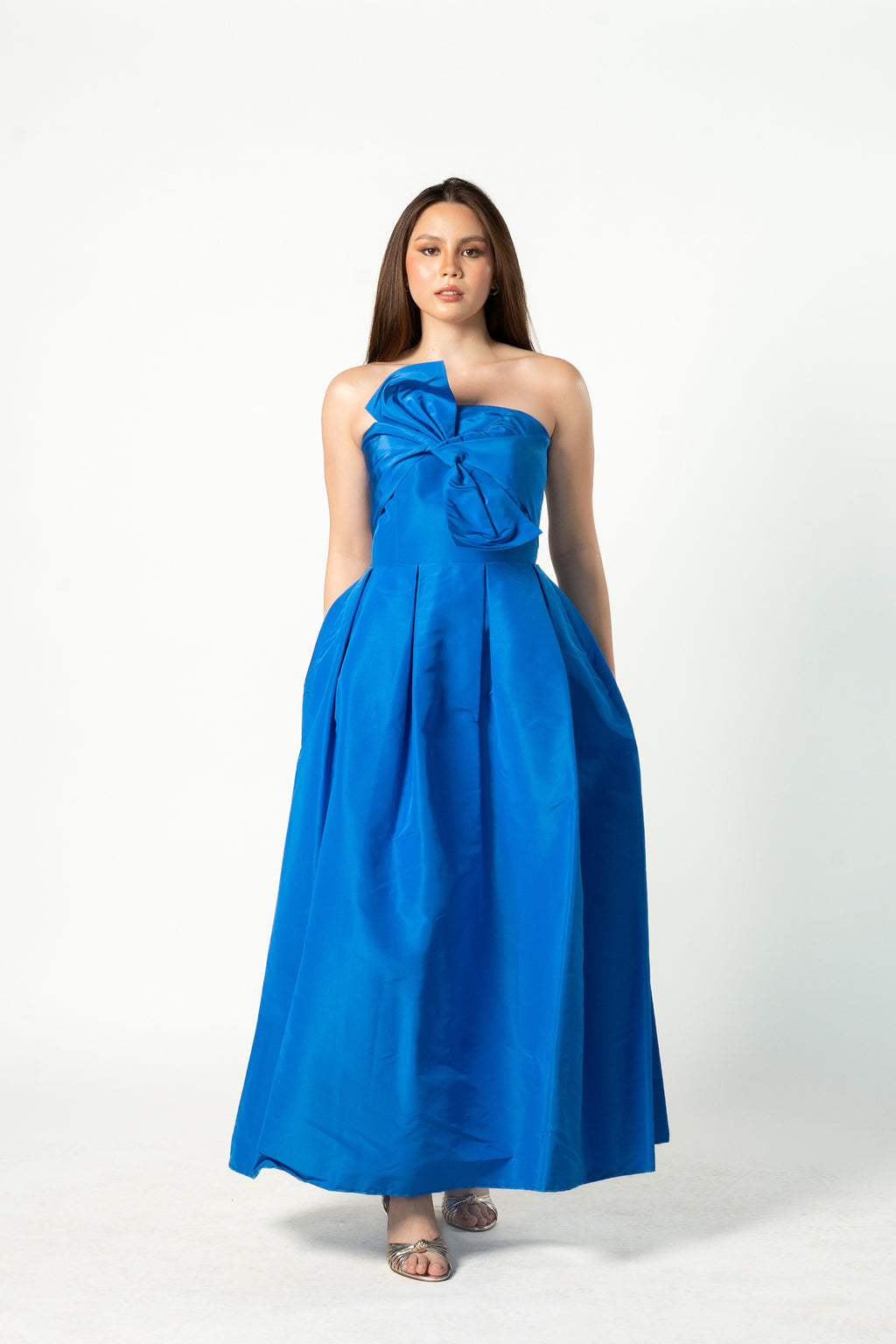 Blue Bow Gown