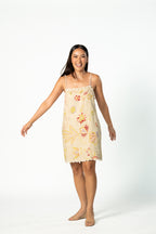 Shell Strapped Floral Dress