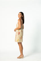 Shell Strapped Floral Dress