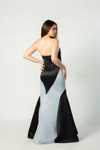 Black and Silver Serpentina Gown