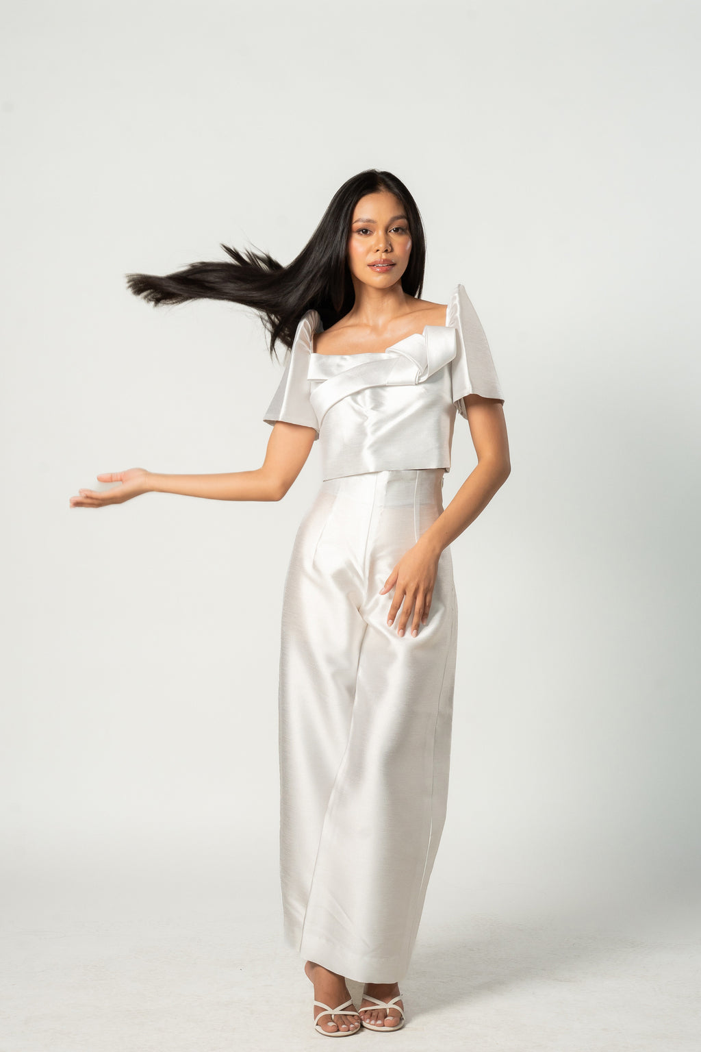 White Filipiniana Set