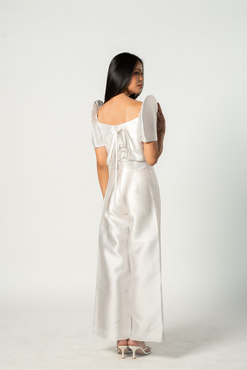 White Filipiniana Set