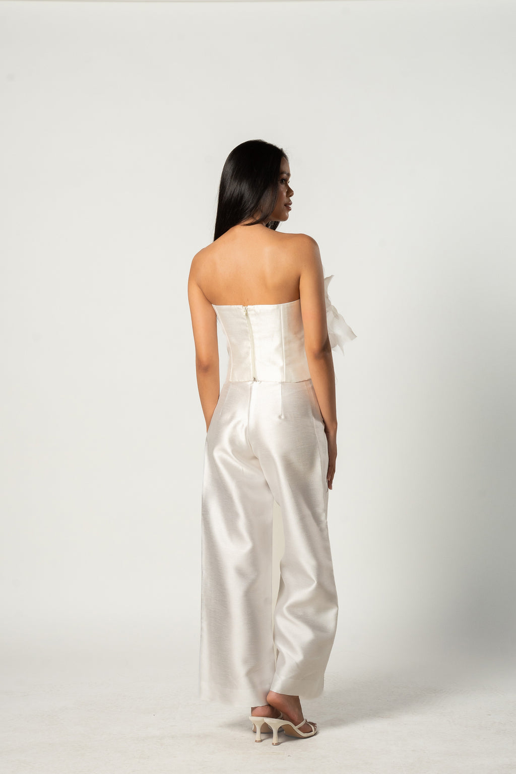 White Bloom Floral Top