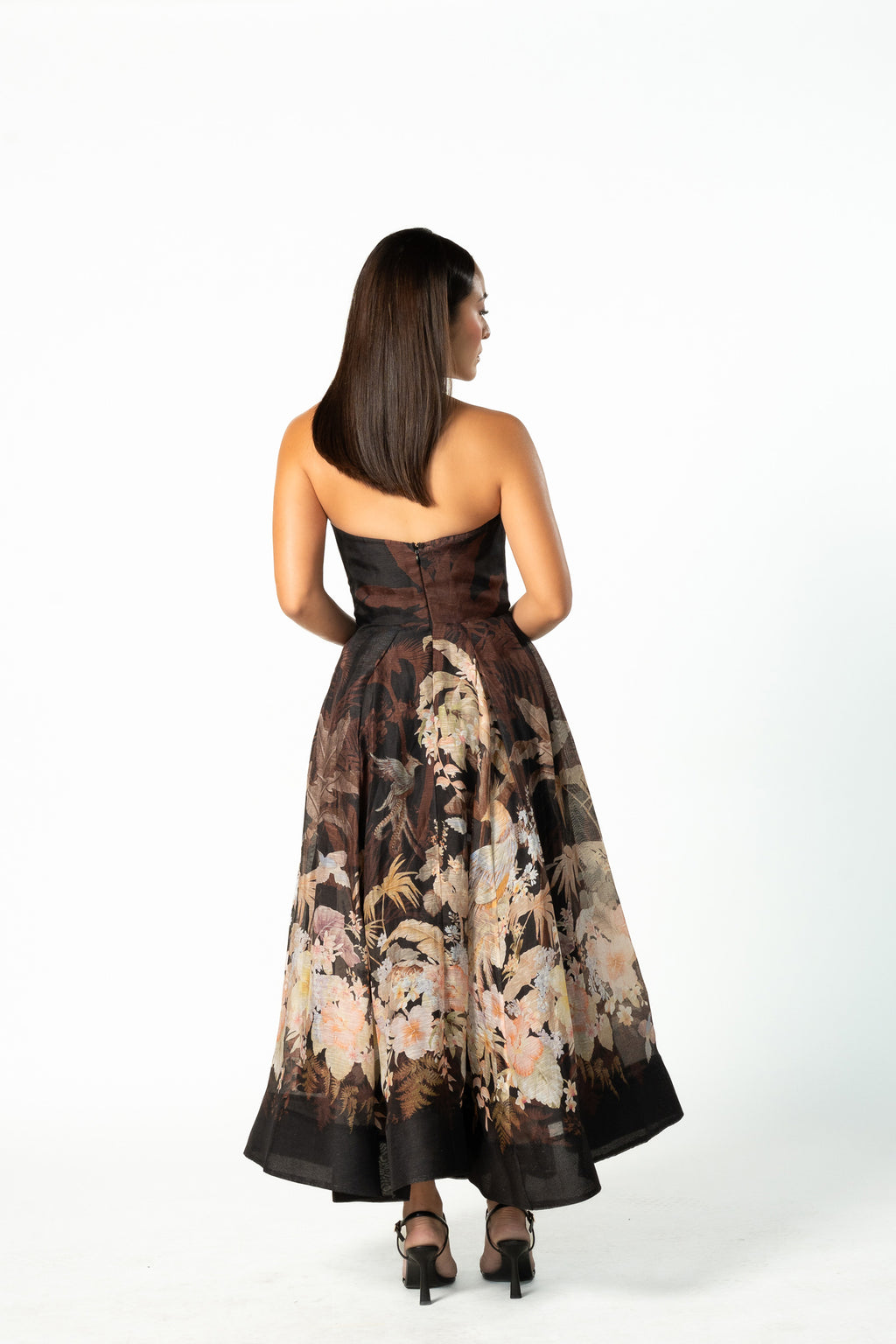 Illuminate Draped Midi Dress