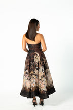 Illuminate Draped Midi Dress