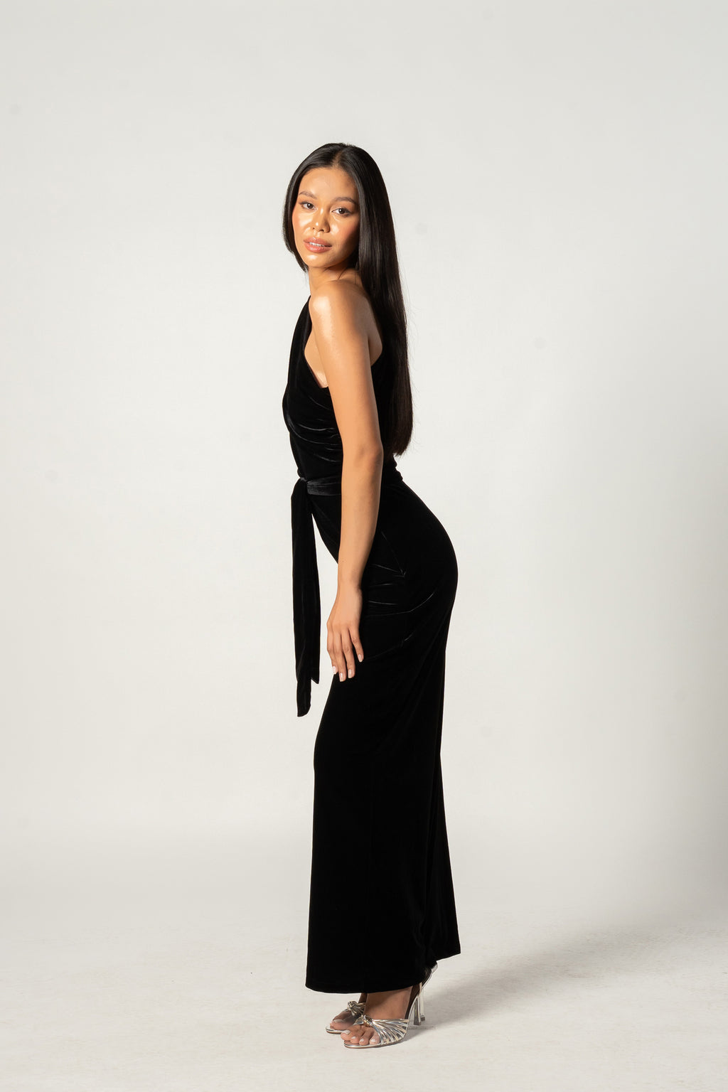 Black Velvet Jumpsuit