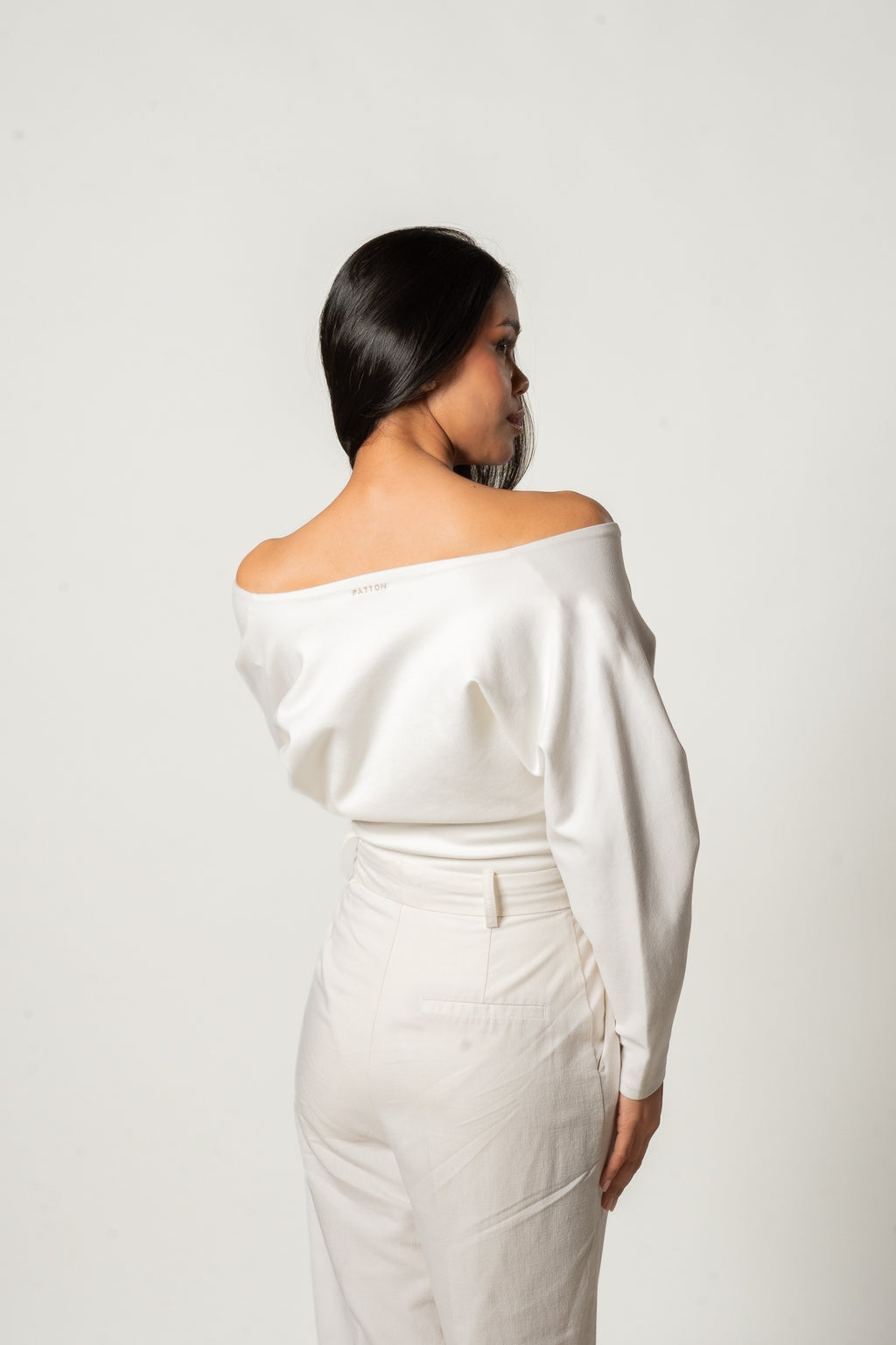 Cross Wrap Bodysuit White