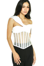 White Corset Top