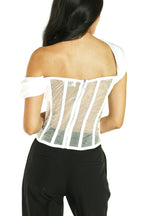 White Corset Top