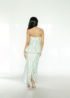 Mint Green Top and Skirt Set