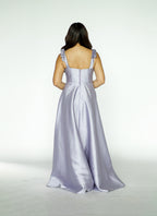 Lavender Bustier Maxi Dress