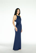Navy Blue Maxi Dress