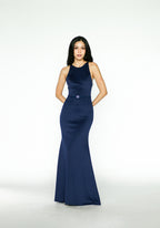 Navy Blue Maxi Dress