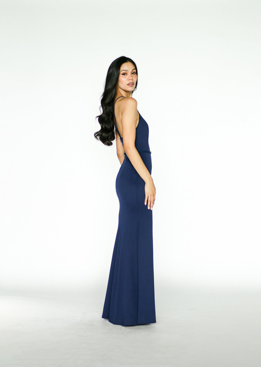 Navy Blue Maxi Dress