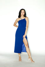 Royal Blue Midi Dress