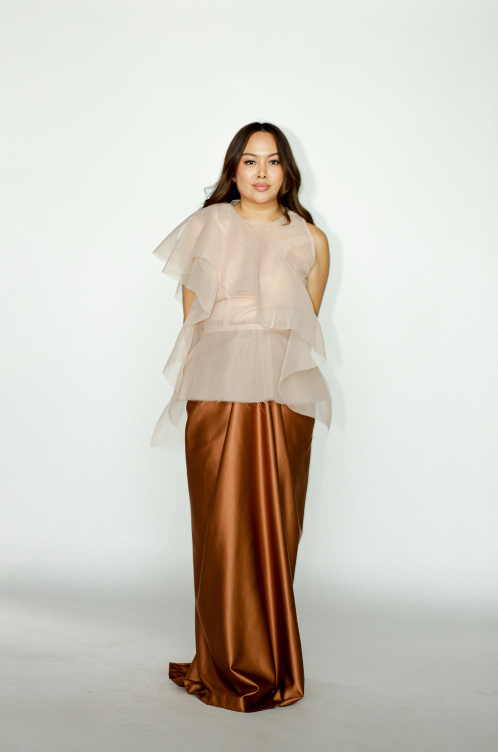 Light Pink Draped Top
