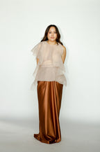 Light Pink Draped Top