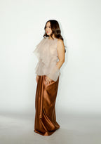 Light Pink Draped Top