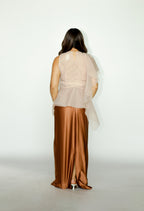 Light Pink Draped Top
