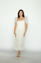 Macrame Dress with Detachable Filipiniana Sleeves