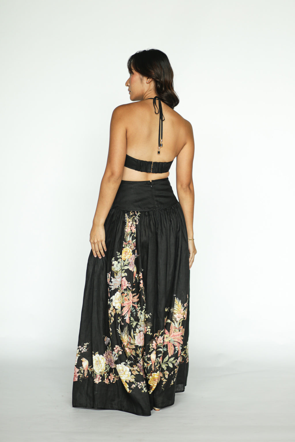 Tallow Halter Midi Dress