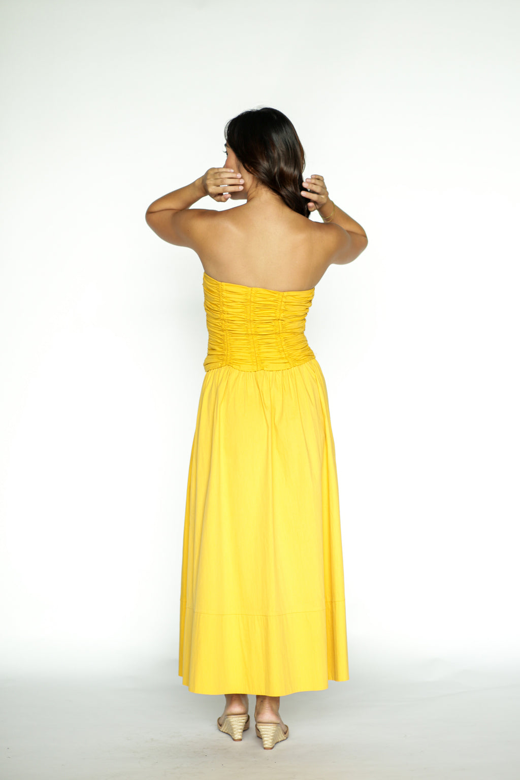 Mustard Tube and Skirt Co-ord