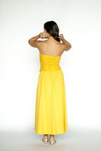 Mustard Tube and Skirt Co-ord