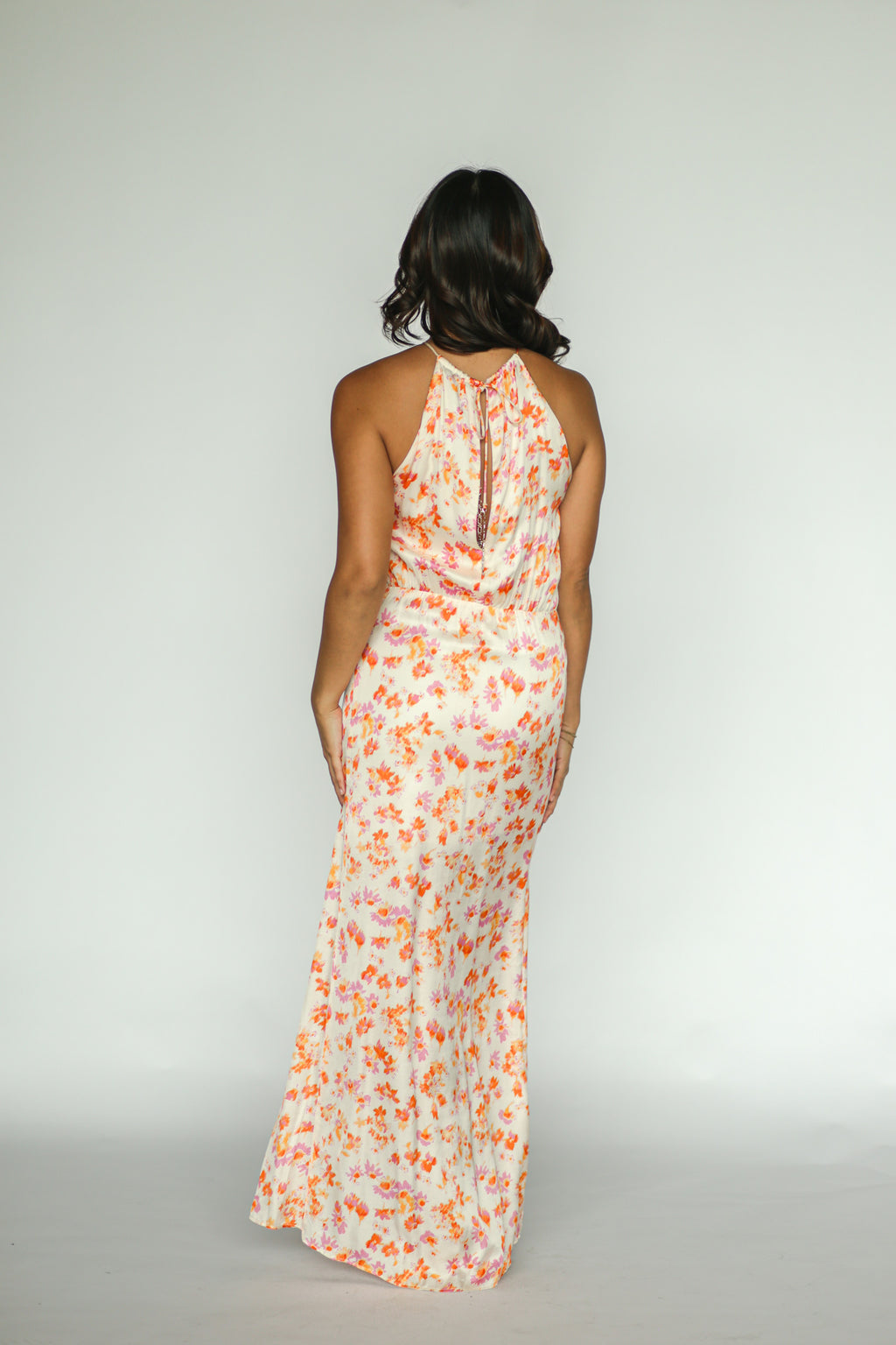 Imprime Printemps Fleur Maxi Dress