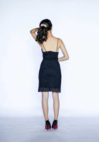 Black Lace Mini Dress