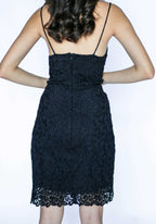 Black Lace Mini Dress