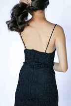 Black Lace Mini Dress