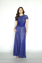 Blue Lace Full Gown