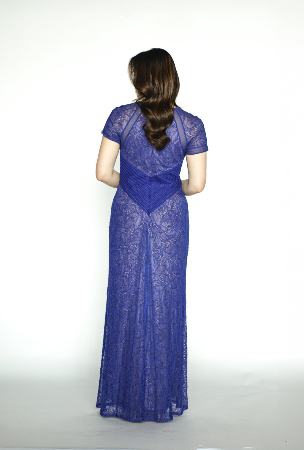 Blue Lace Full Gown