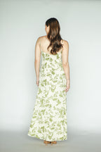 Green Floral Maxi Dress