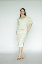 Off White Skirt and Top Co-ord