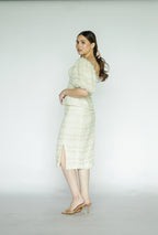 Off White Skirt and Top Co-ord