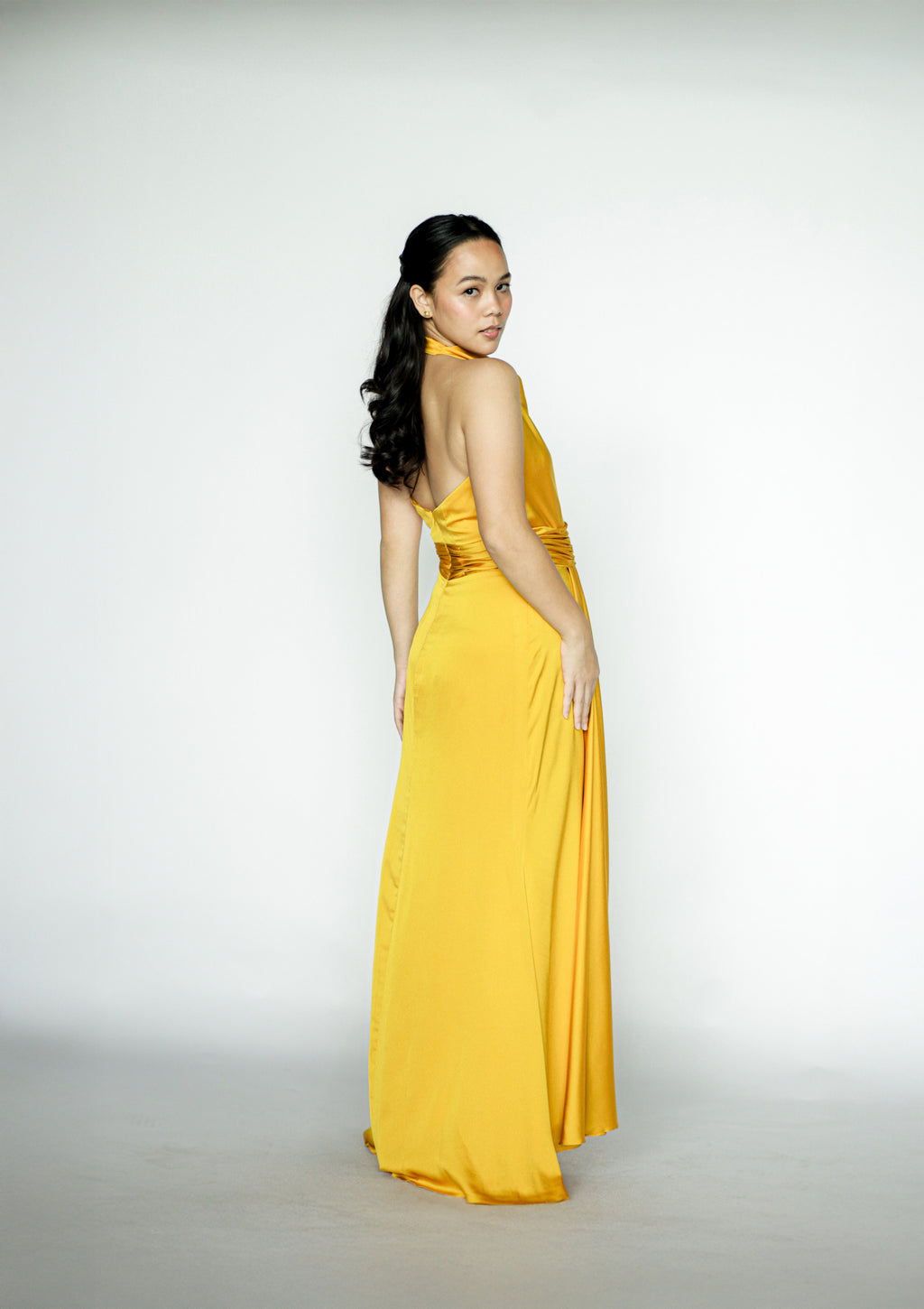 Golden Yellow Maxi Dress