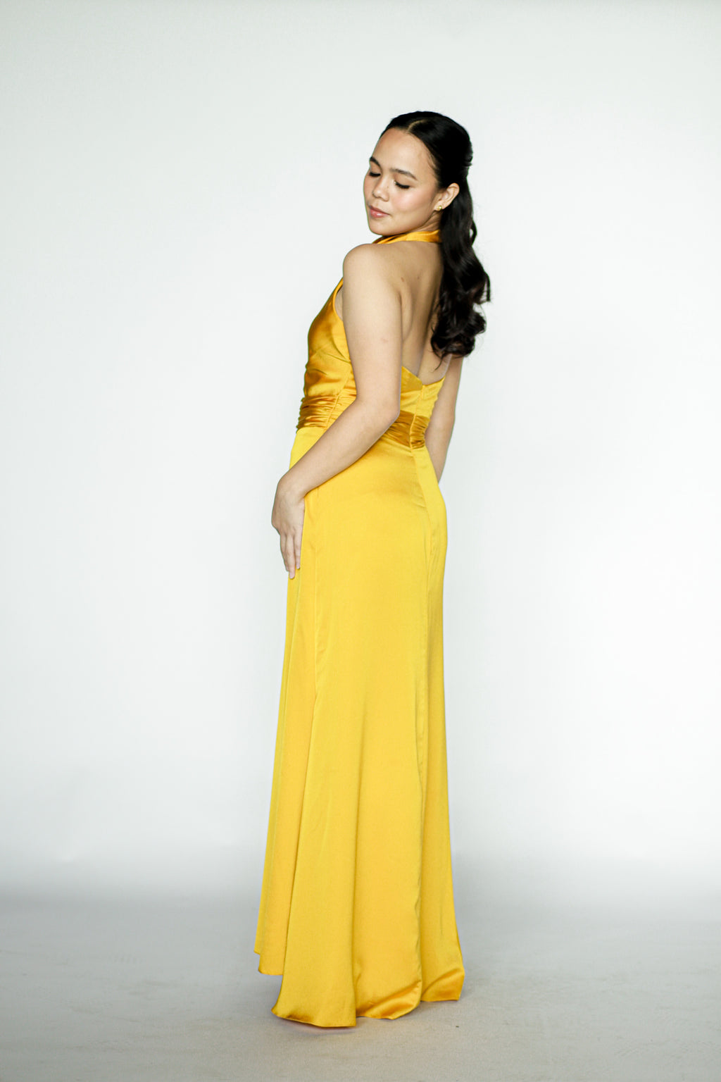 Golden Yellow Maxi Dress