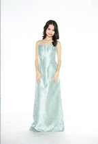 Sage Green Spaghetti Maxi Dress