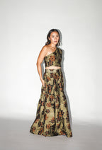 Moss Green Floral Co-ord