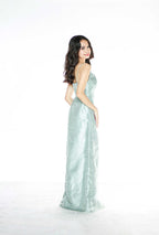 Sage Green Spaghetti Maxi Dress