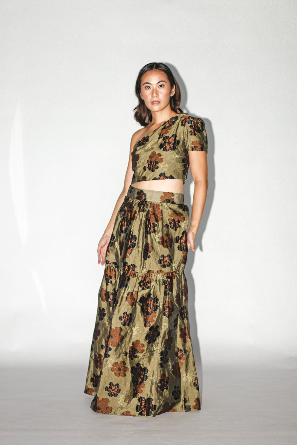 Moss Green Floral Co-ord