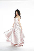 Light Pink Tube A-line Dress
