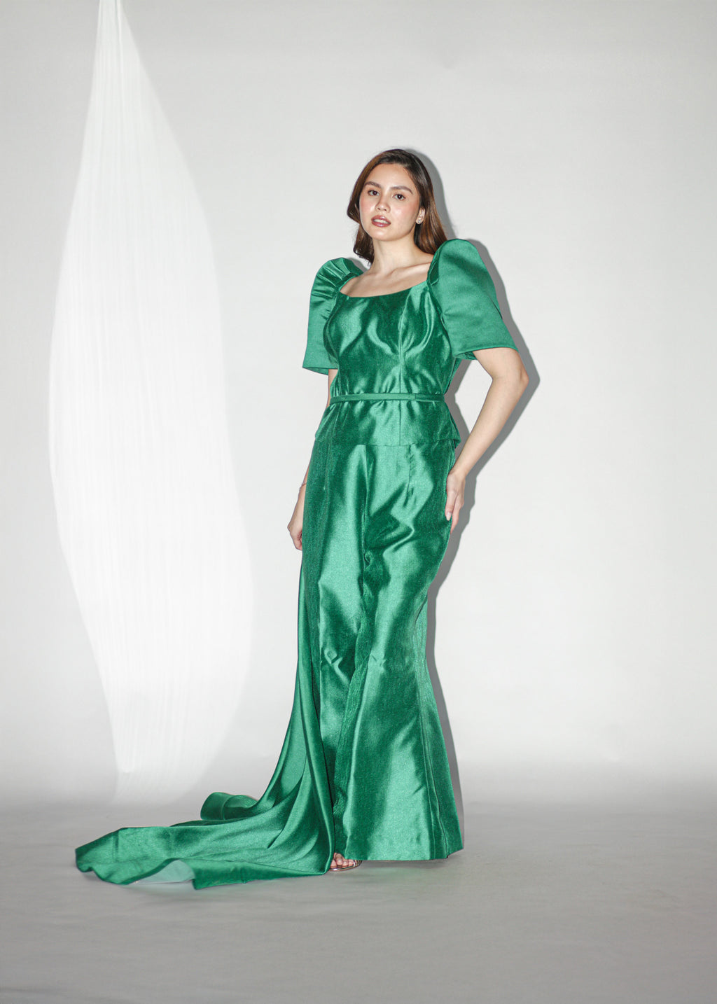 Emerald Green Filipiniana Set